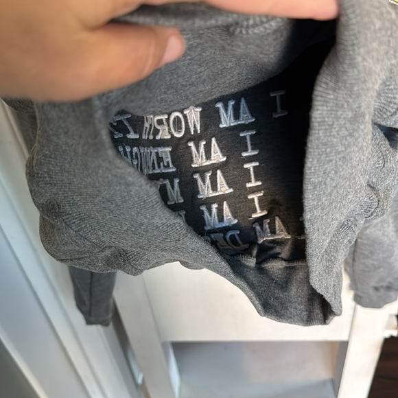 Empowering Gray Women's Hoodie - Picture 5 of 5